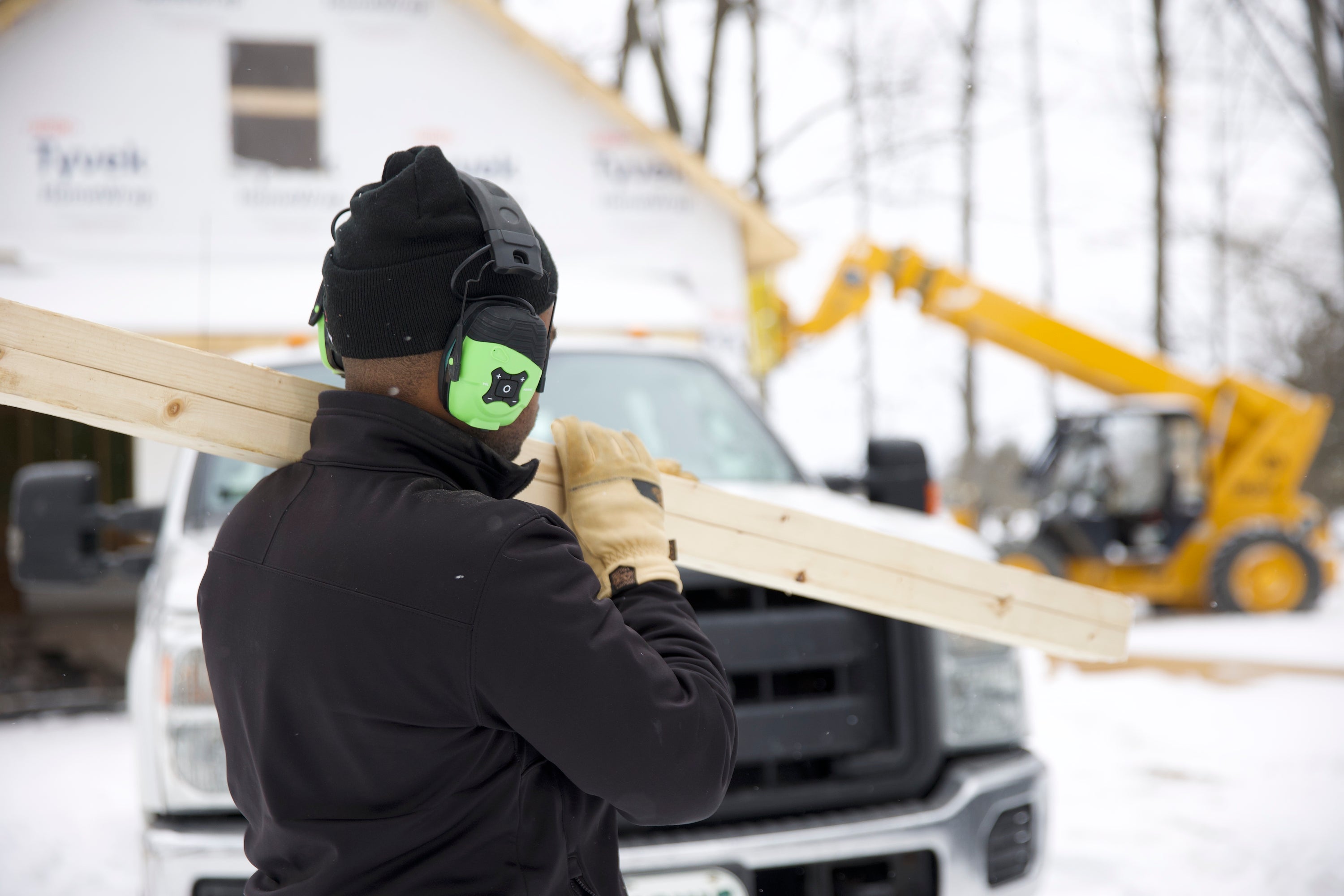 ISOtunes Electronic Hearing Protection Headphones for Construction Work