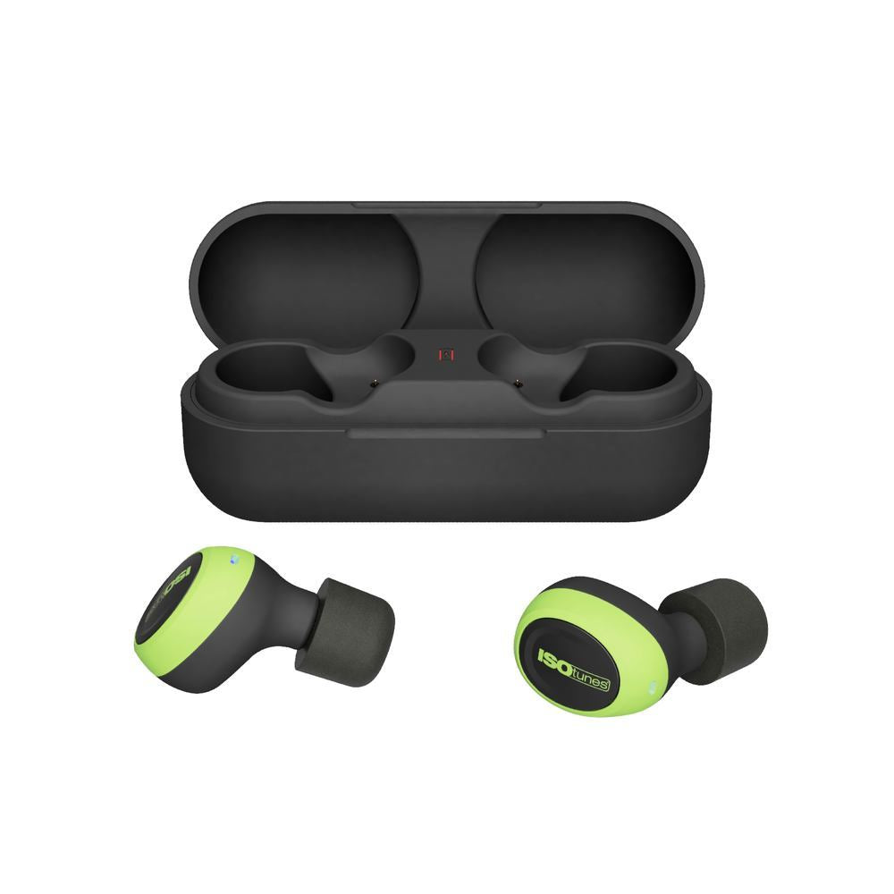 ISOtunes_FREE2.0_Green_Earbuds+Case