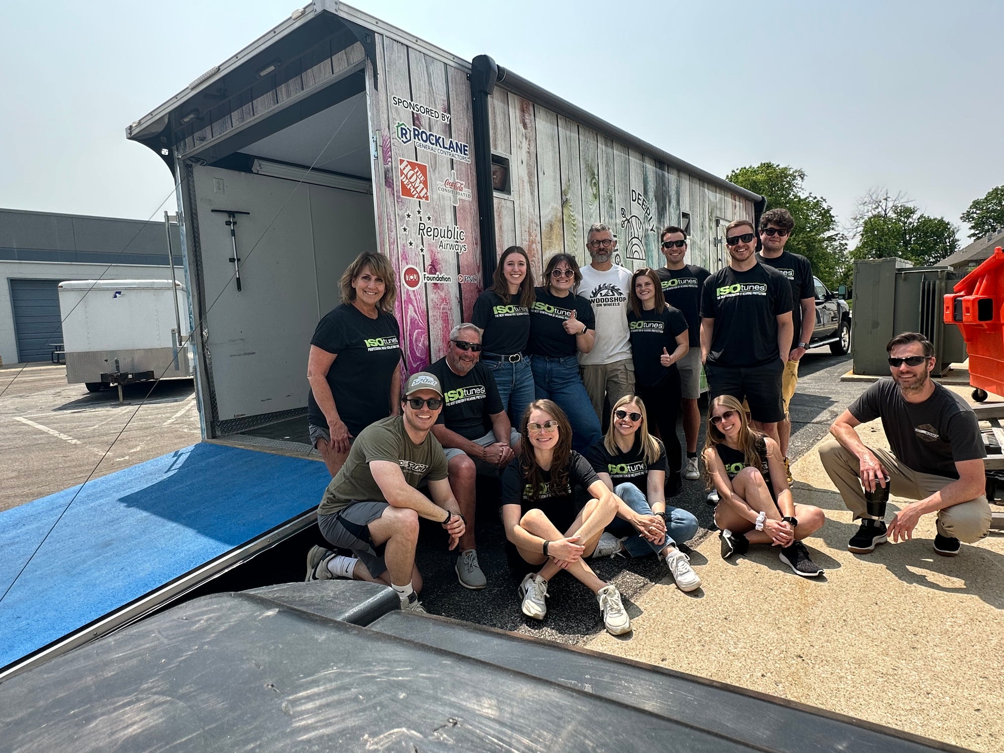 ISOtunes Hearing Protection Volunteer with Deeply Ingrained
