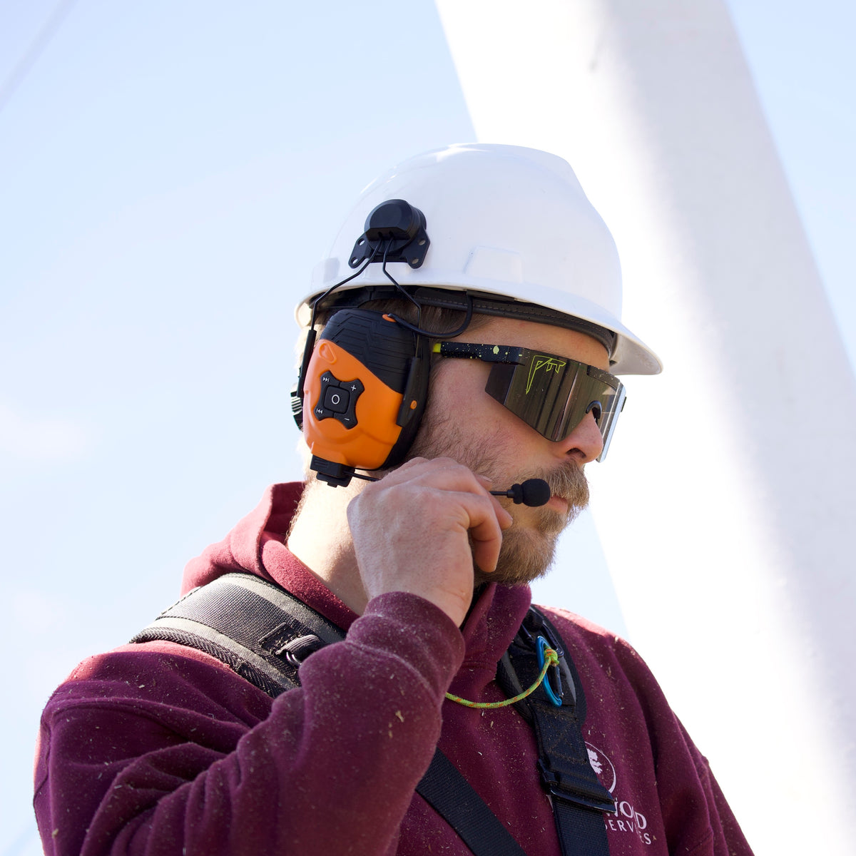 ISOtunes In the Wild LINK 2 Helmet Mount Hearing Protection and Clear Communication