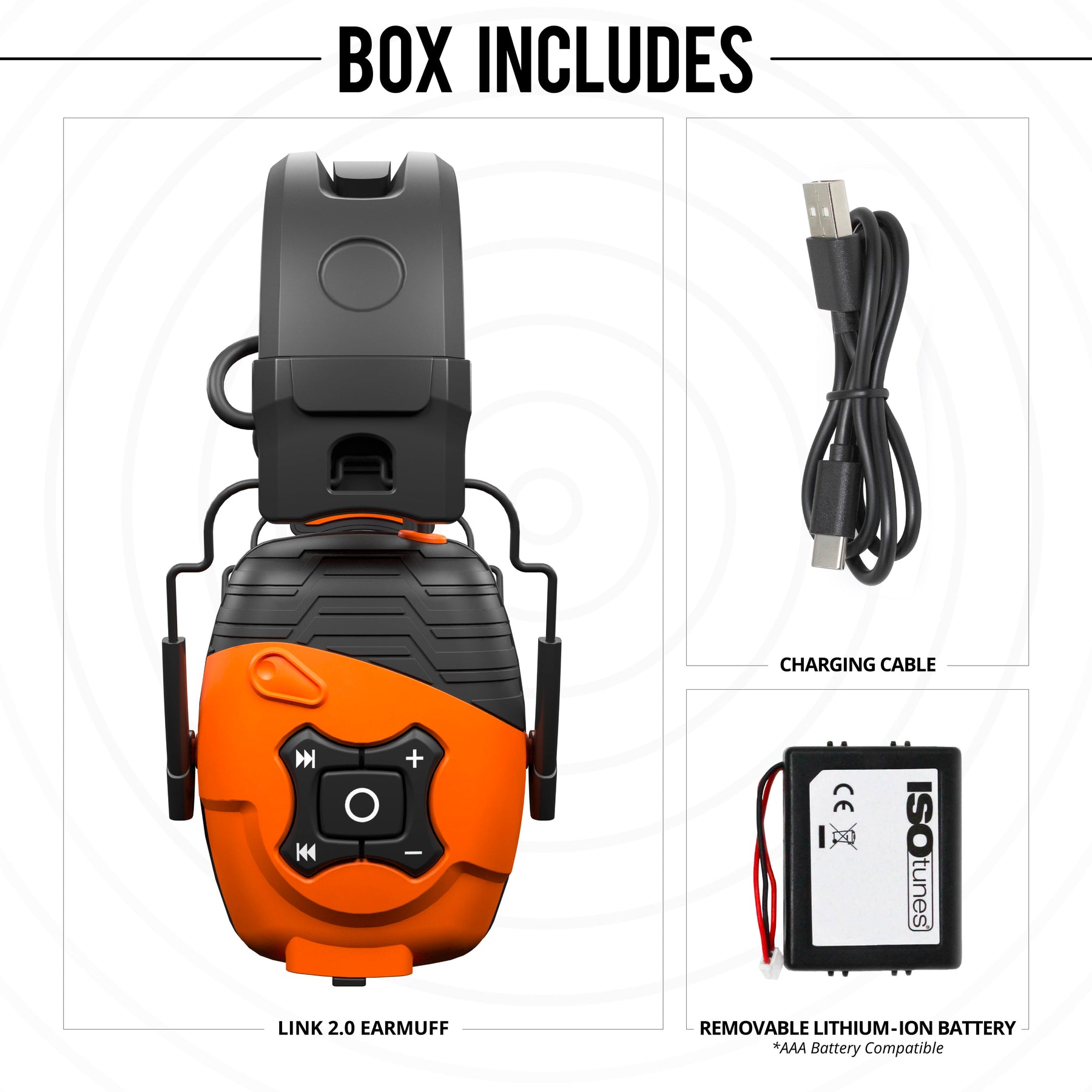 ISOtunes LINK 2 Headphones for Hearing Protection What's Inside