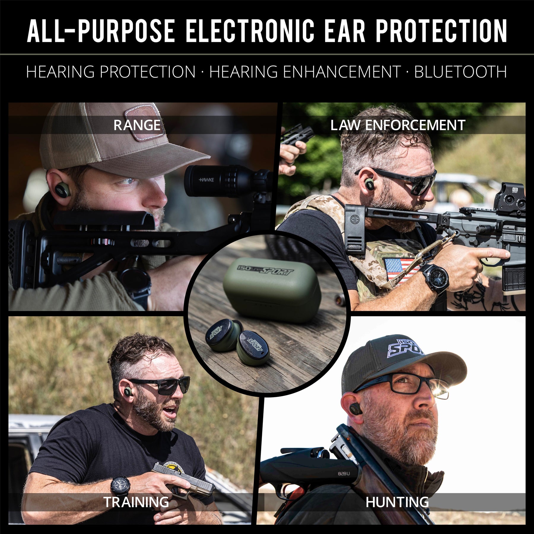 ISOtunes Sport CALIBER BT All-Purpose Electronic Ear Pro