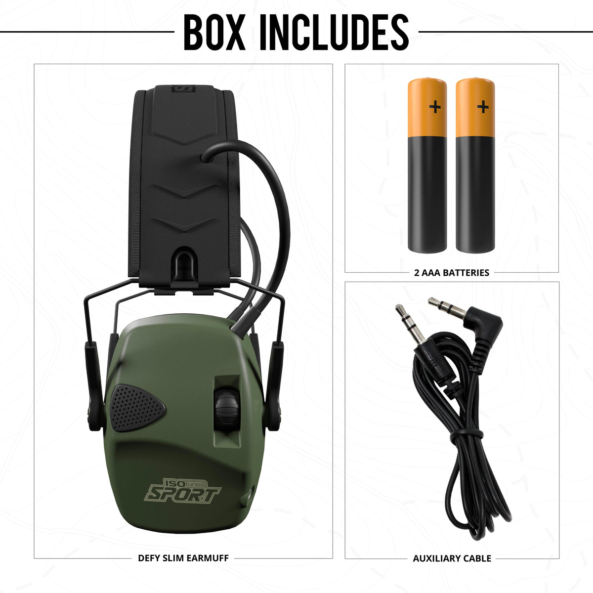 ISOtunes Sport DEFY Slim Electronic Ear Pro Muff What's Inside
