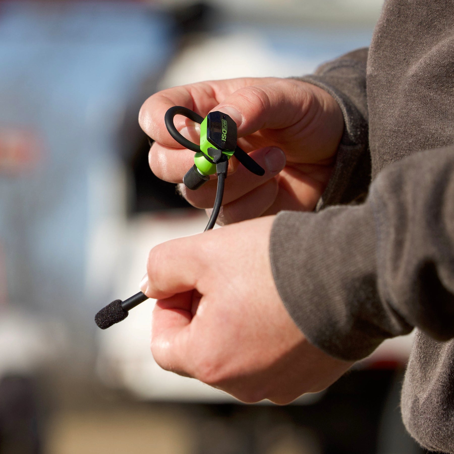 ISOtunes ULTRACOMM Aware Electronic Earbuds with Book Mic and Ear Hook