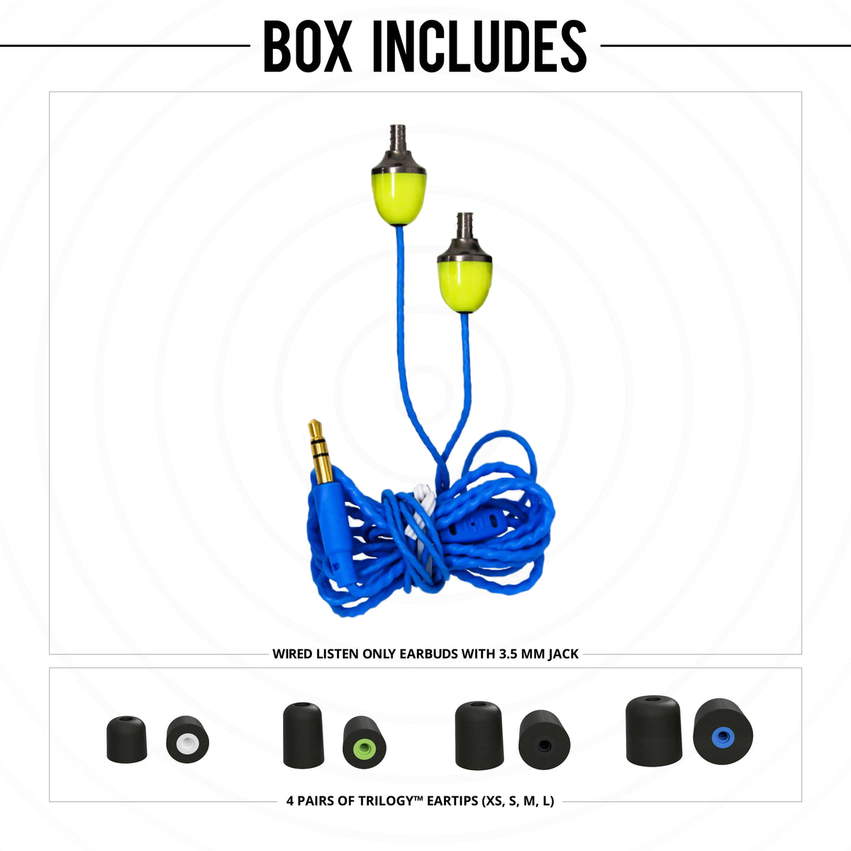 ISOtunes WIRED Listen Only Hearing Protection Earbuds What's Inside