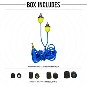 ISOtunes WIRED Listen Only Hearing Protection Earbuds What's Inside