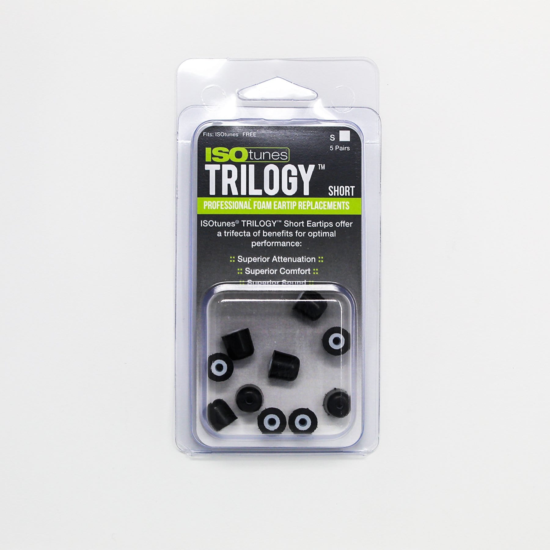 ISOtunes TRILOGY 交換用イヤーピース S,M,Lサイズ 5ペア Amazon.co.jp: ISOtunes Trilogy™ フォーム交換用イヤーチップ