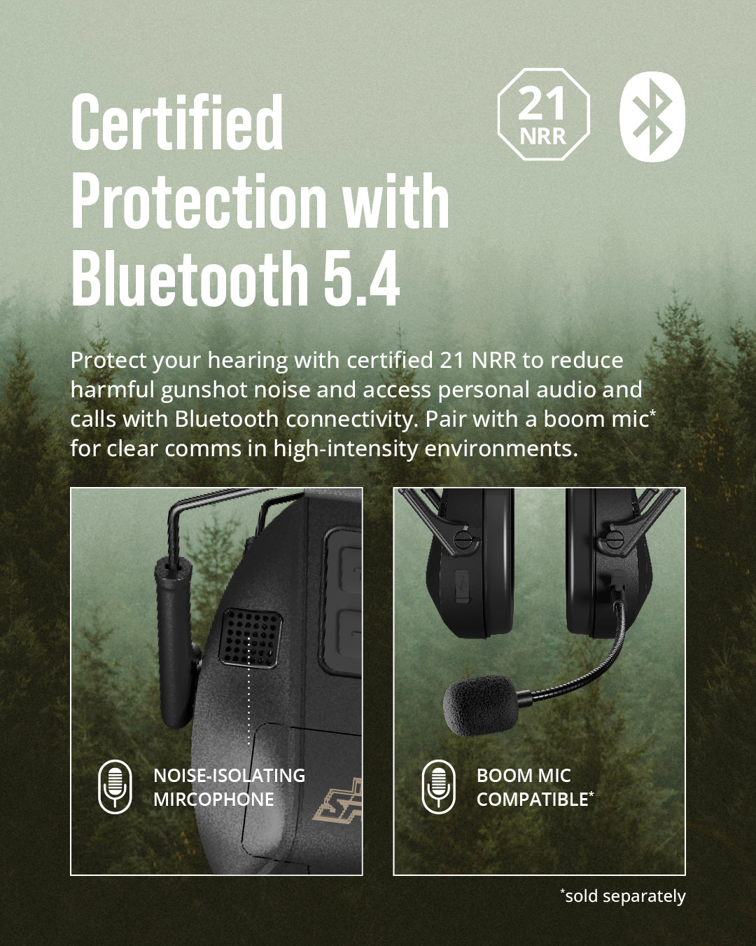 FALCON BT Certified Protection with Bluetooth 5.4