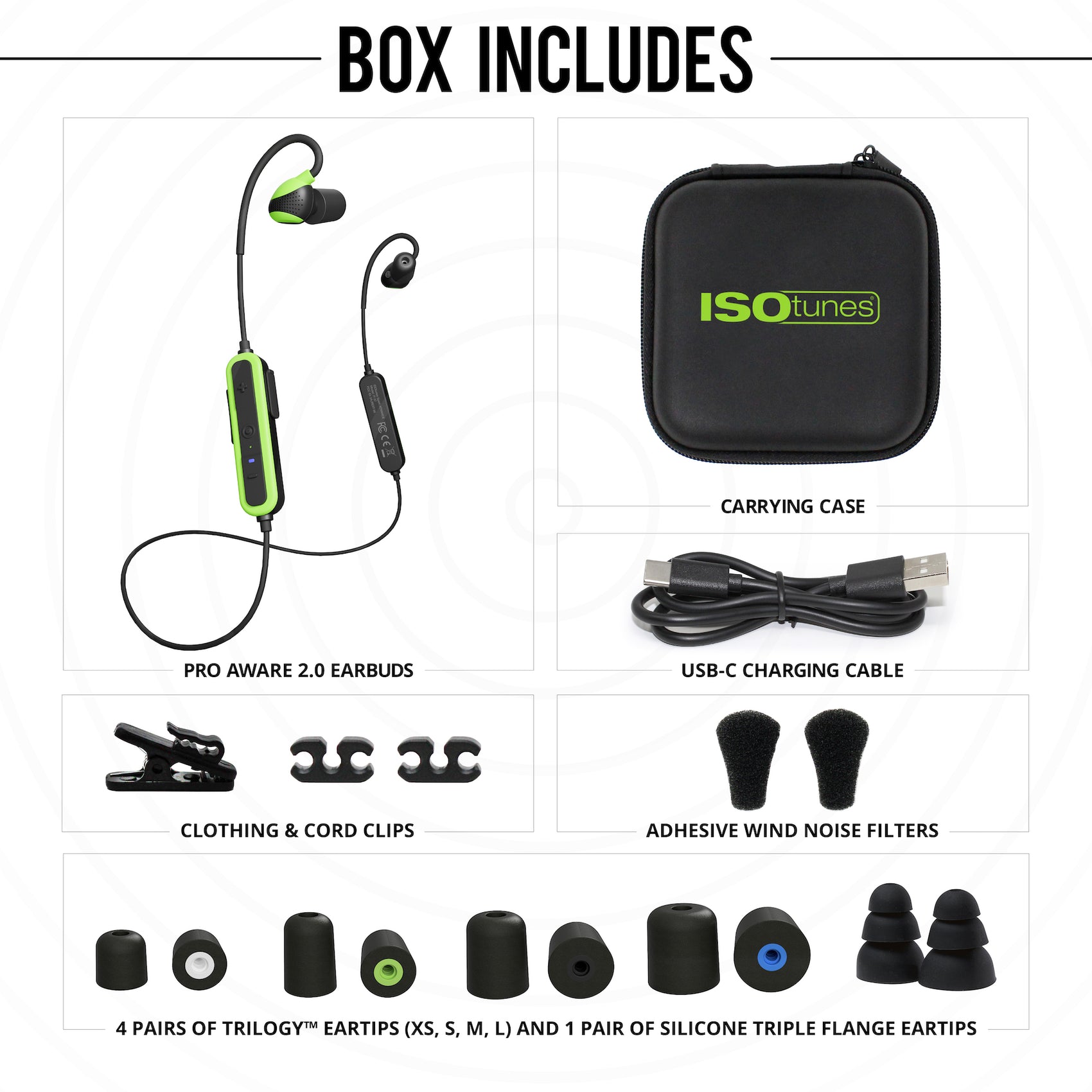 ISOtunes PRO Aware 2.0 Electronic BT Earbuds | 26 NRR | OSHA-Compliant