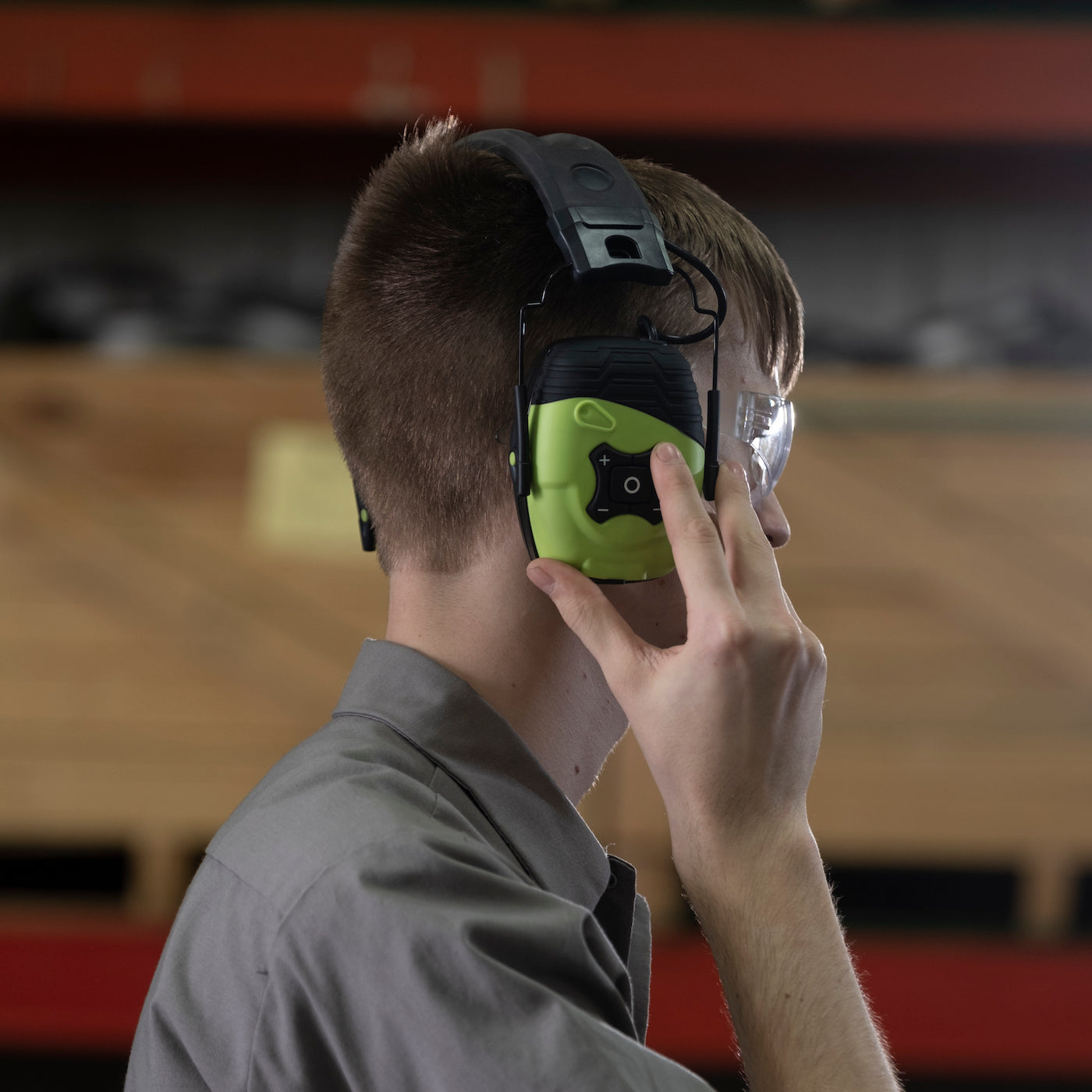 ISOtunes Electronic Hearing Protection Earmuffs at Work