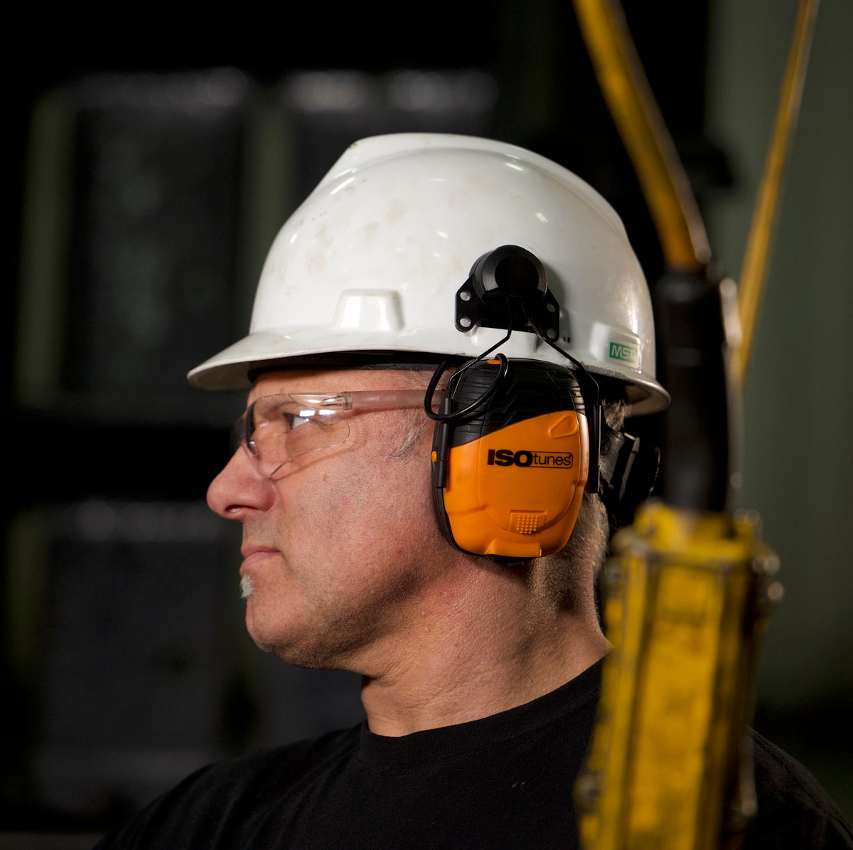 ISOtunes In the Wild LINK 2 Helmet Mount Hearing Protection with Bluetooth for the Jobsite