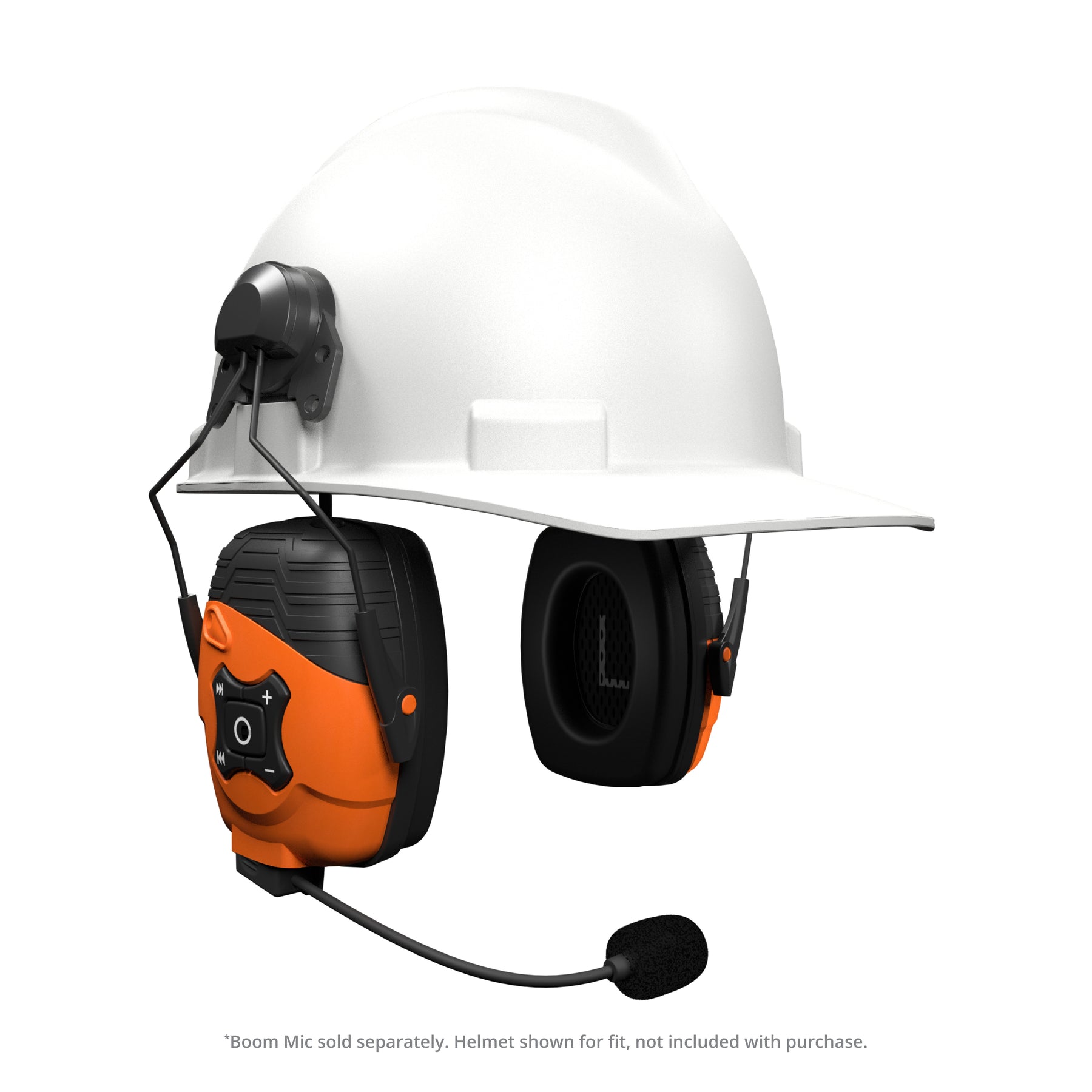 ISOtunes LINK 2 Helmet Mount Earmuffs with Boom Microphone