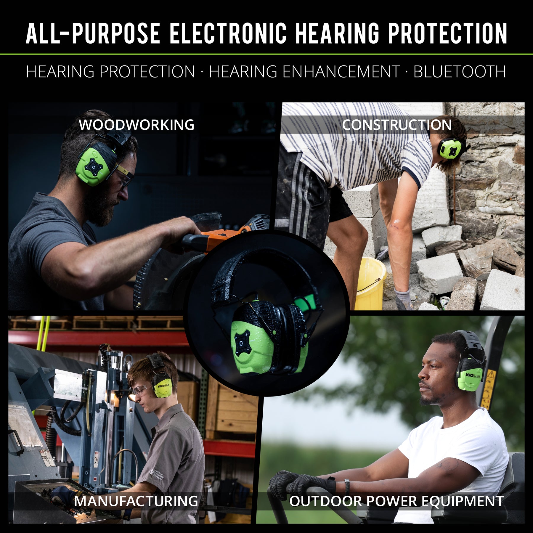 ISOtunes LINK Aware All-Purpose Hearing Protection with Hearing Enhancement and Bluetooth