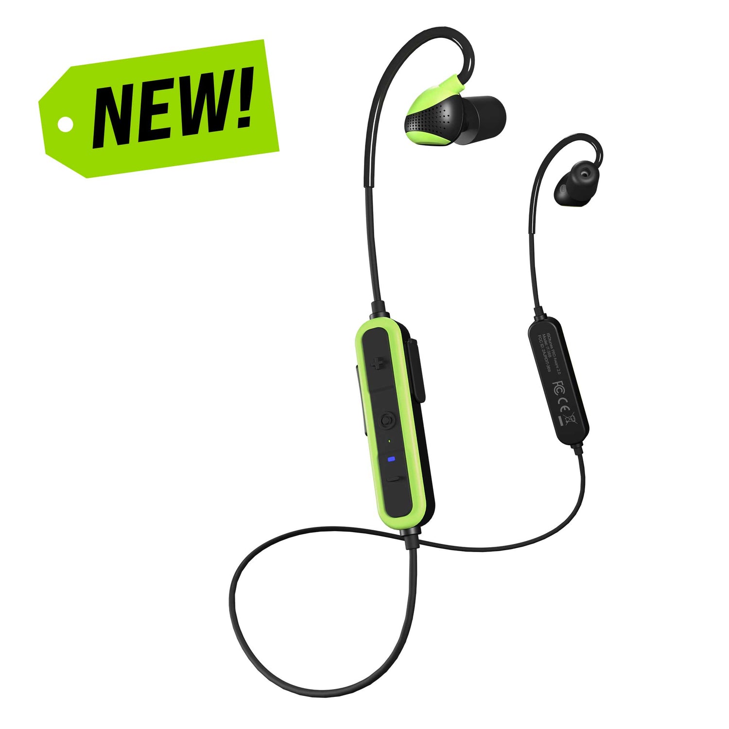 ISOtunes PRO Aware 2.0 Electronic BT Earbuds | 26 NRR | OSHA-Compliant
