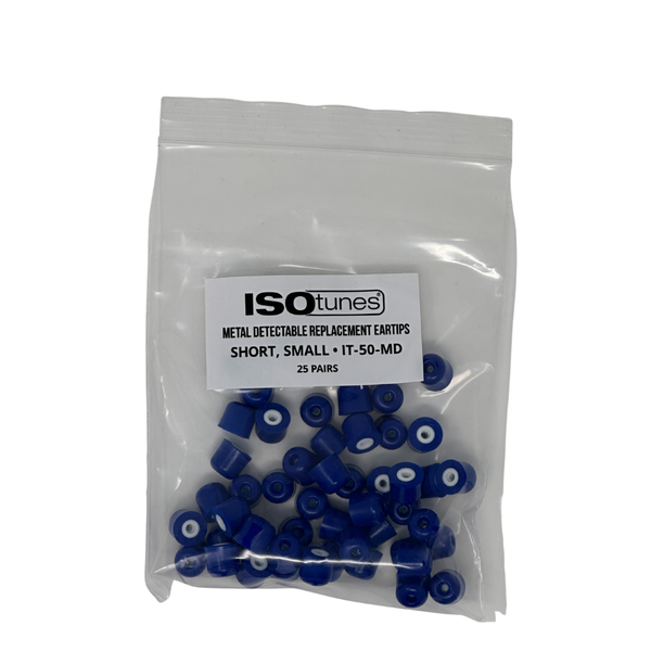 TRILOGY™ Metal Detectable Replacement Eartips (25 pair pack