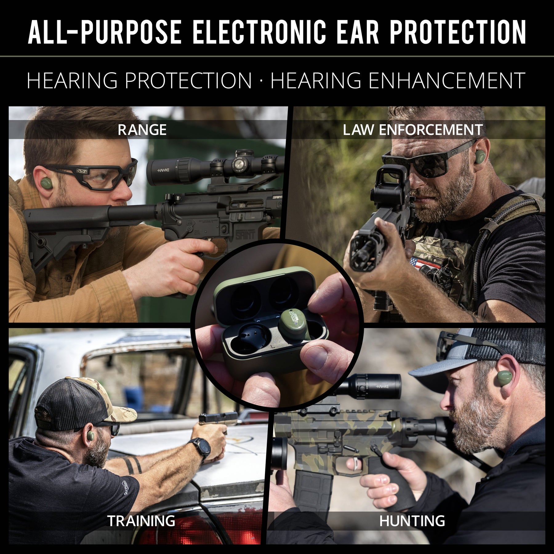 ISOtunes Sport INSTINCT Electronic Ear Protection for Shooting
