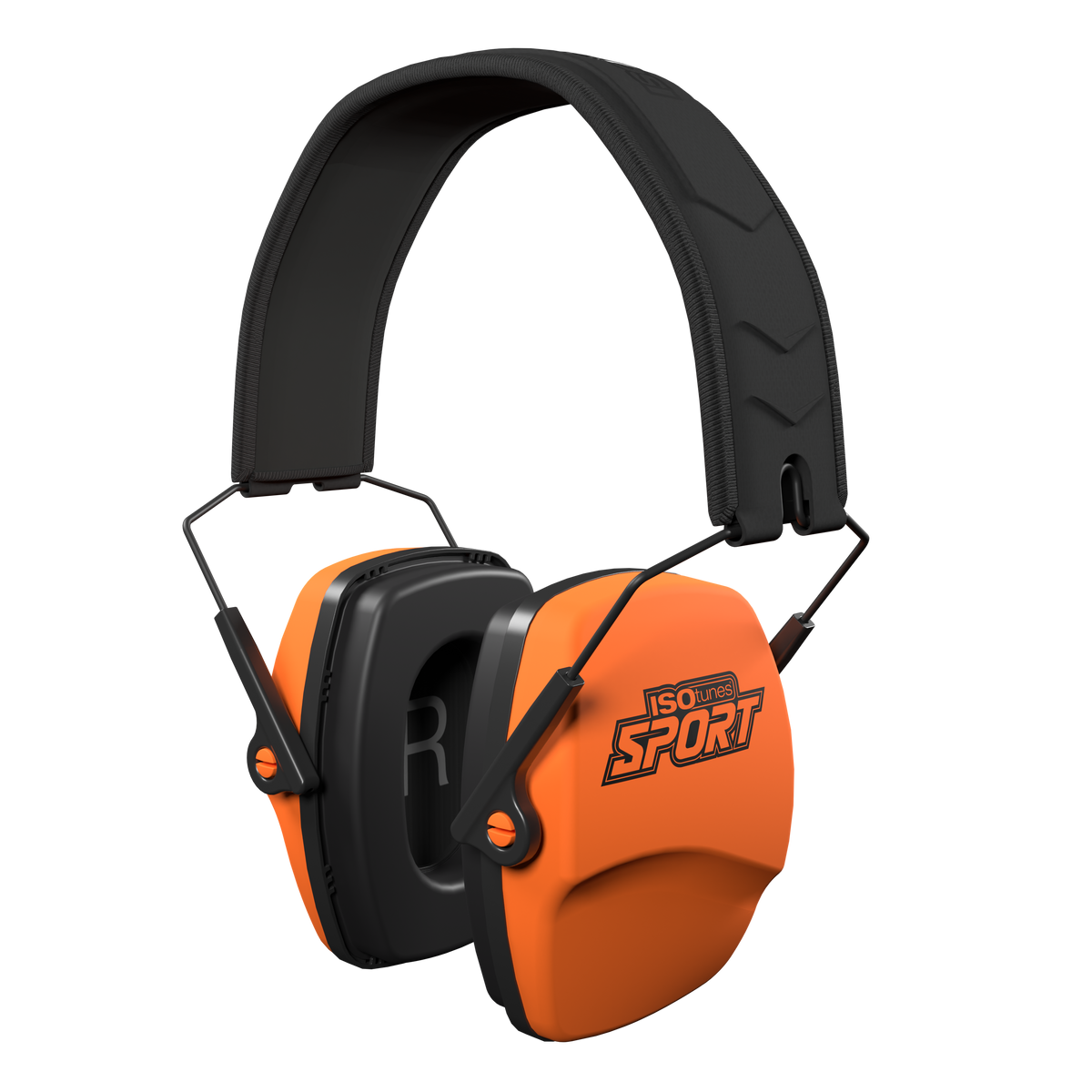 ISOtunes Sport Orange DEFY Slim Passive Ear Pro Earmuffs