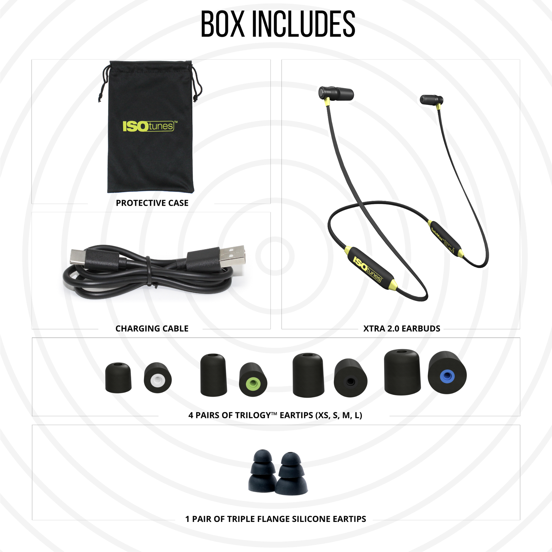 ISOtunes XTRA 2.0 Bluetooth Earbuds | 27 NRR | IP67 | OSHA-Compliant ISOtunes XTRA 2.0 Bluetooth Earbuds | 27 NRR | IP67 | OSHA-Compliant