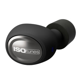 ISOtunes Black FREE Bluetooth Earbuds with Passive Hearing Protection