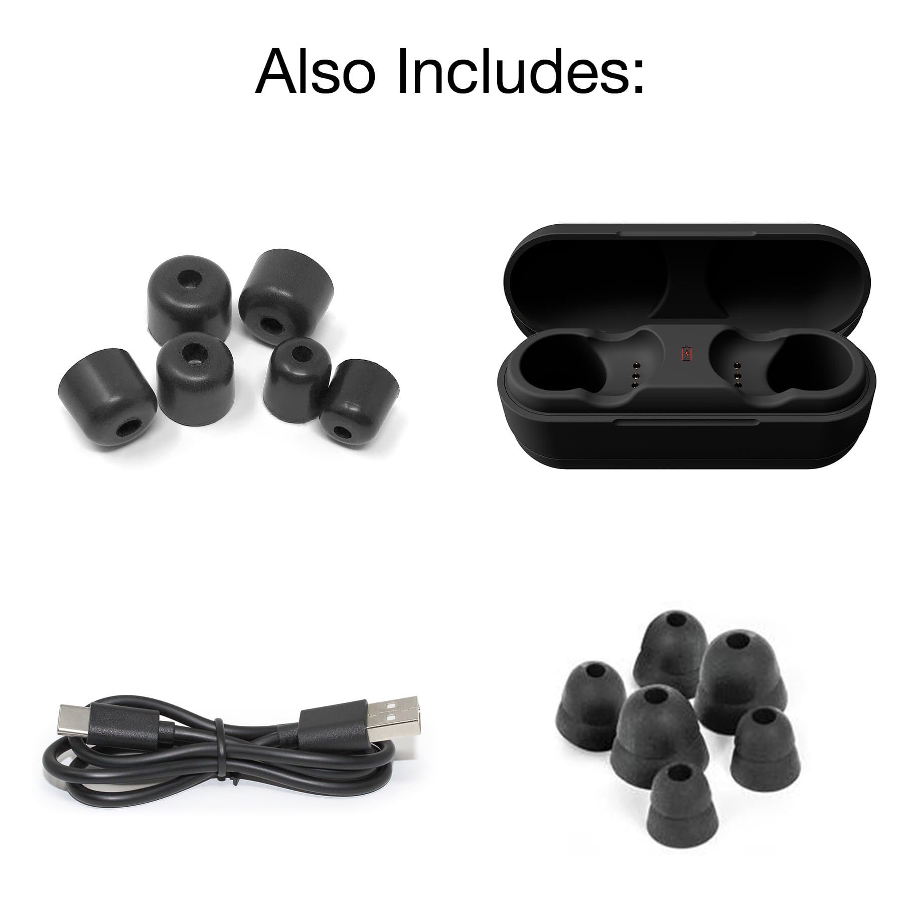 ISOtunes Black FREE Earbud Hearing Protection What's Inside