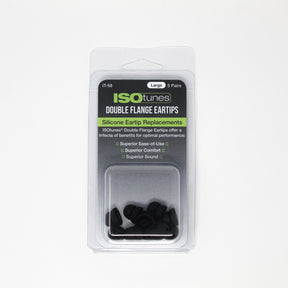 ISOtunes Double Flange Replacement Eartips for Earbuds