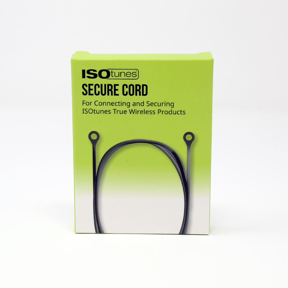ISOtunes Secure Cord for True Wireless Hearing Protection 
