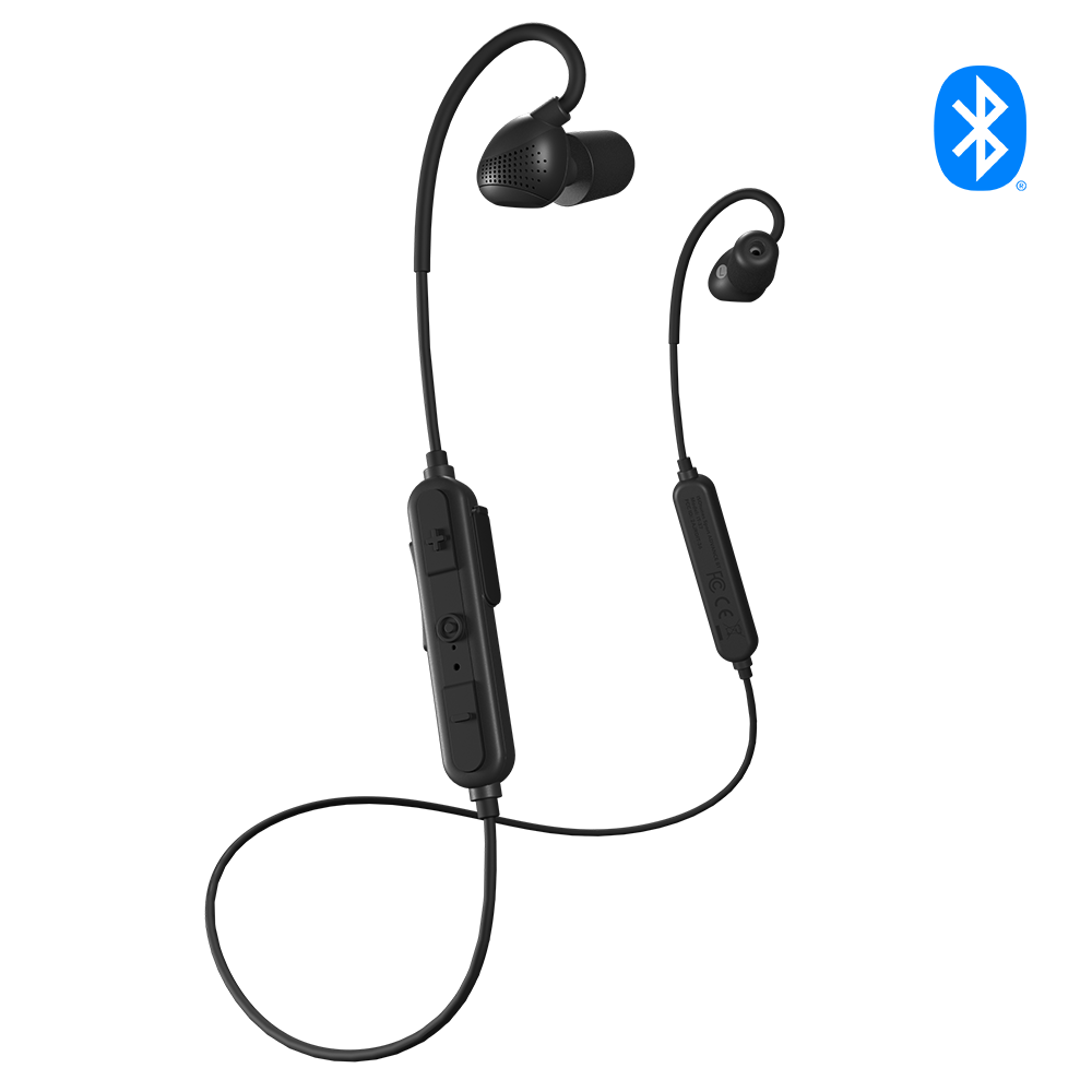 ISOtunes Sport Black ADVANCE BT Bluetooth Hearing Protection Earbuds
